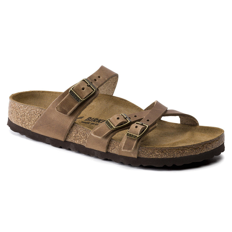 Birkenstock® • Franca Oiled Leather (Narrow Fit) - Tobacco Brown