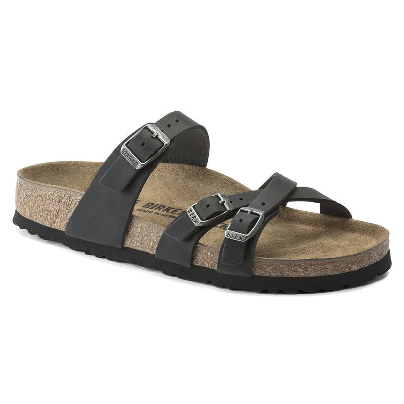 Birkenstock® • Franca Oiled Leather (Narrow Fit) - Black