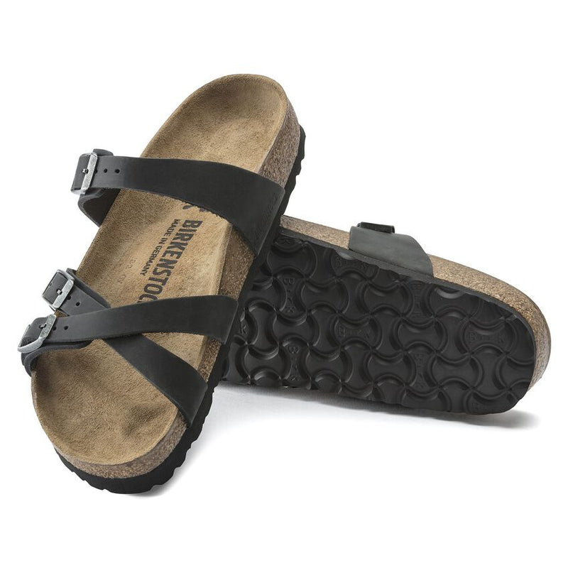 Birkenstock® • Franca Oiled Leather (Narrow Fit) - Black