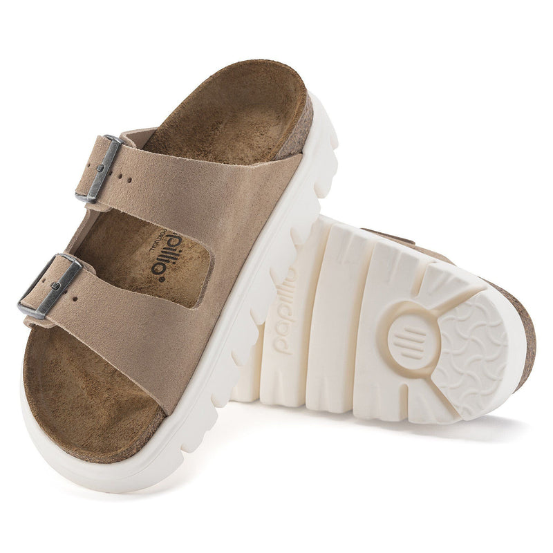 Birkenstock • Arizona Chunky Suede Leather (Narrow) - Warm Sand