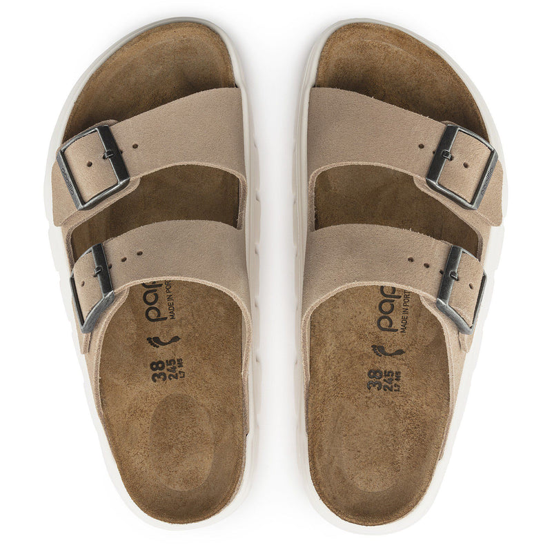 Birkenstock • Arizona Chunky Suede Leather (Narrow) - Warm Sand