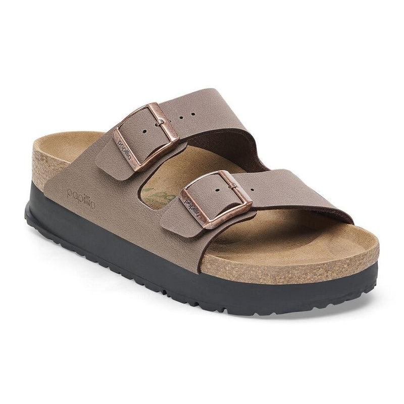 Birkenstock® • Arizona Birko-Flor Flex Platform (Narrow Fit) - Mocca