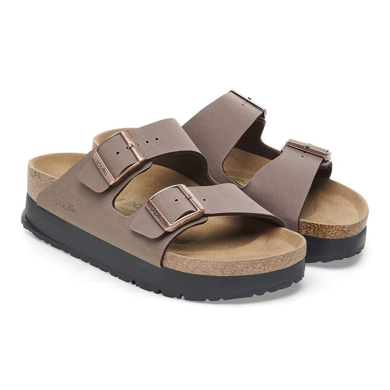 Birkenstock® • Arizona Birko-Flor Flex Platform (Narrow Fit) - Mocca