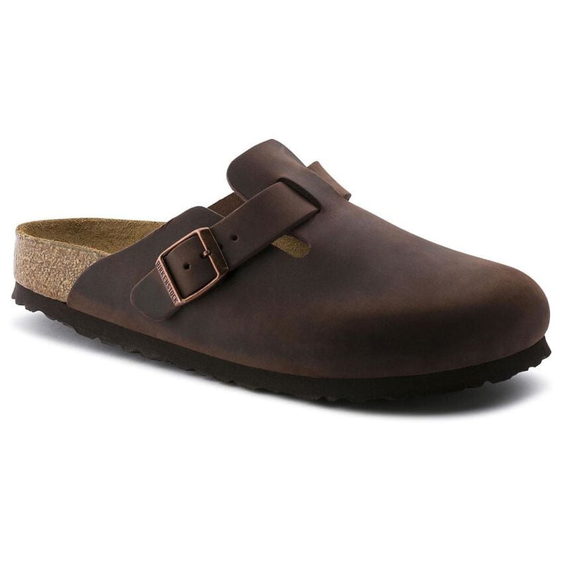 Birkenstock® • Boston Soft Footbed Oiled Leather (Regular Fit) - Habana