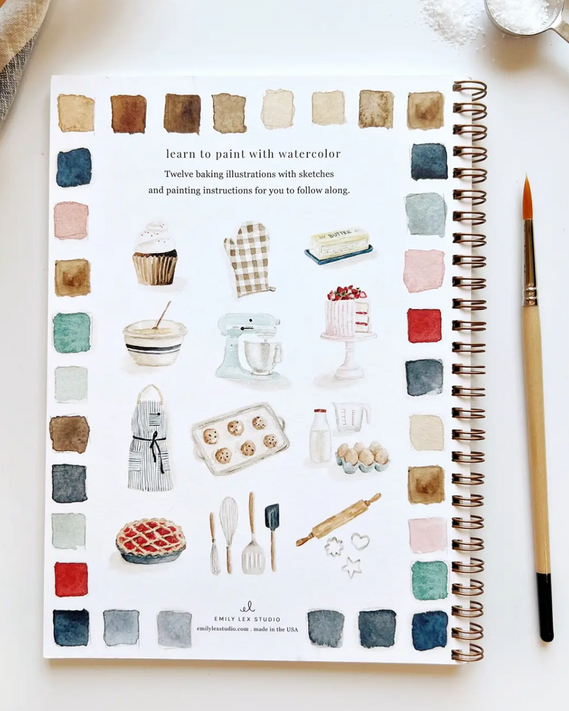 Baking Watercolor Workbook