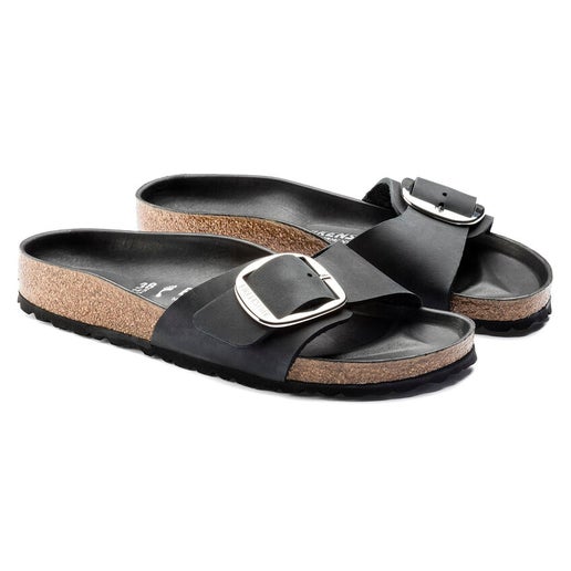 Birkenstock® • Madrid Big Buckle Oiled Leather - Black