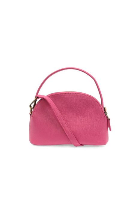 Magenta Larissa Double Zip Dome Crossbody