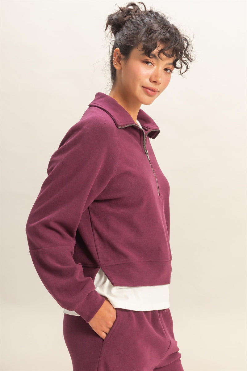 Dark Cherry Sweatshirt