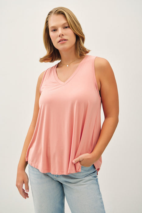 Racerback Tank - Dusty Coral