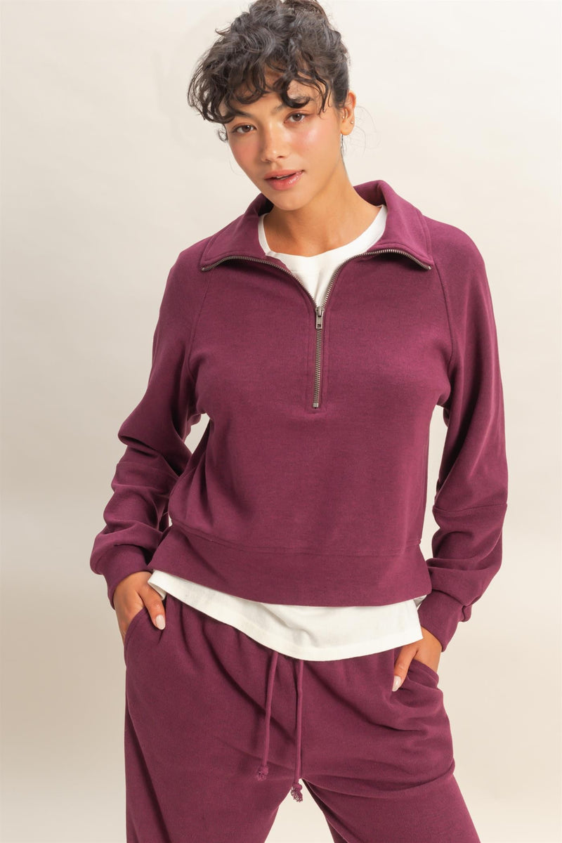 Dark Cherry Sweatshirt