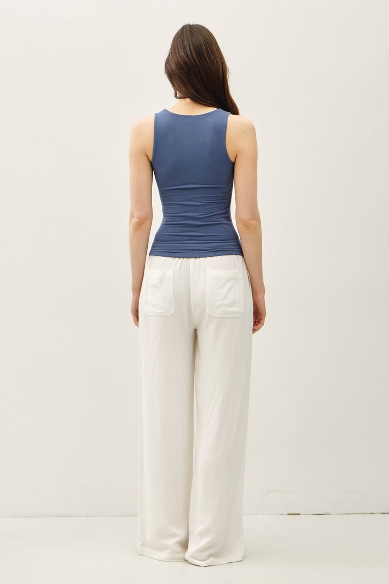 Square Neck Tank - Teal