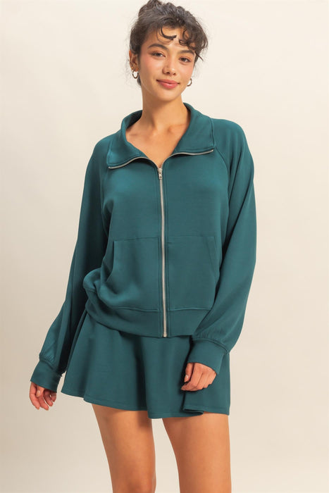Scuba Jacket - Deep Green