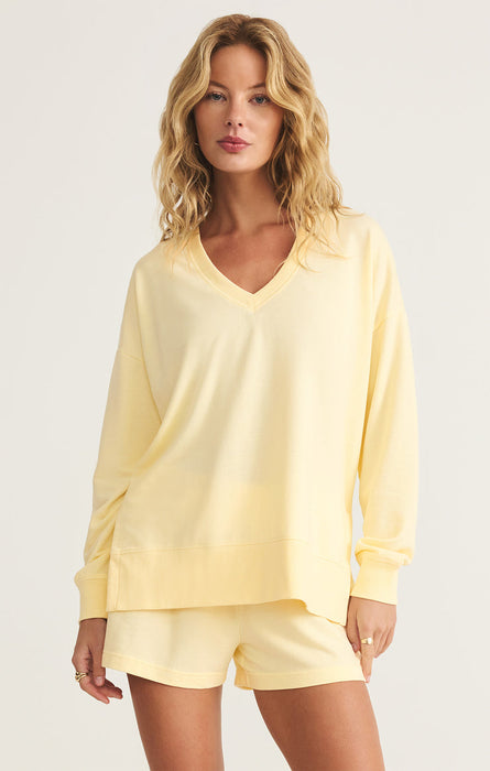 Z Supply • Weekender V Neck - Mellow Yellow