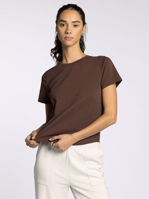 Thread & Supply • Tanya Tee - Dark Brown
