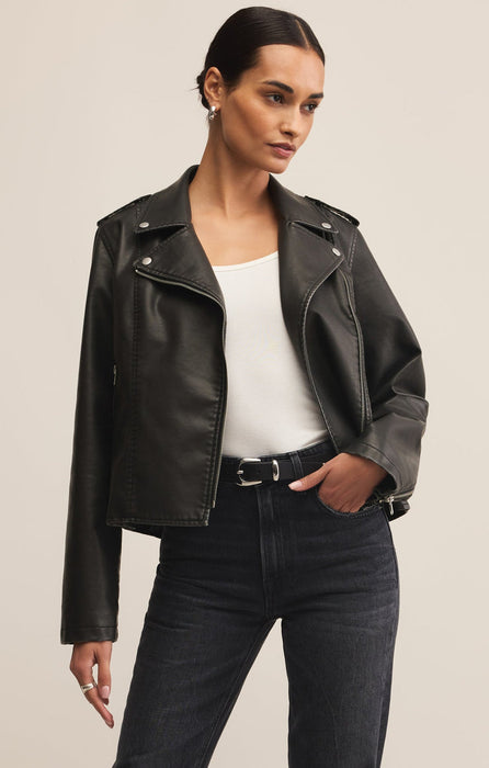 Z Supply • Alchemy Moto Jacket - Black