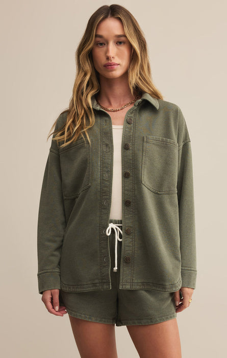Z Supply • All Day Knit Jacket - Hunter Green