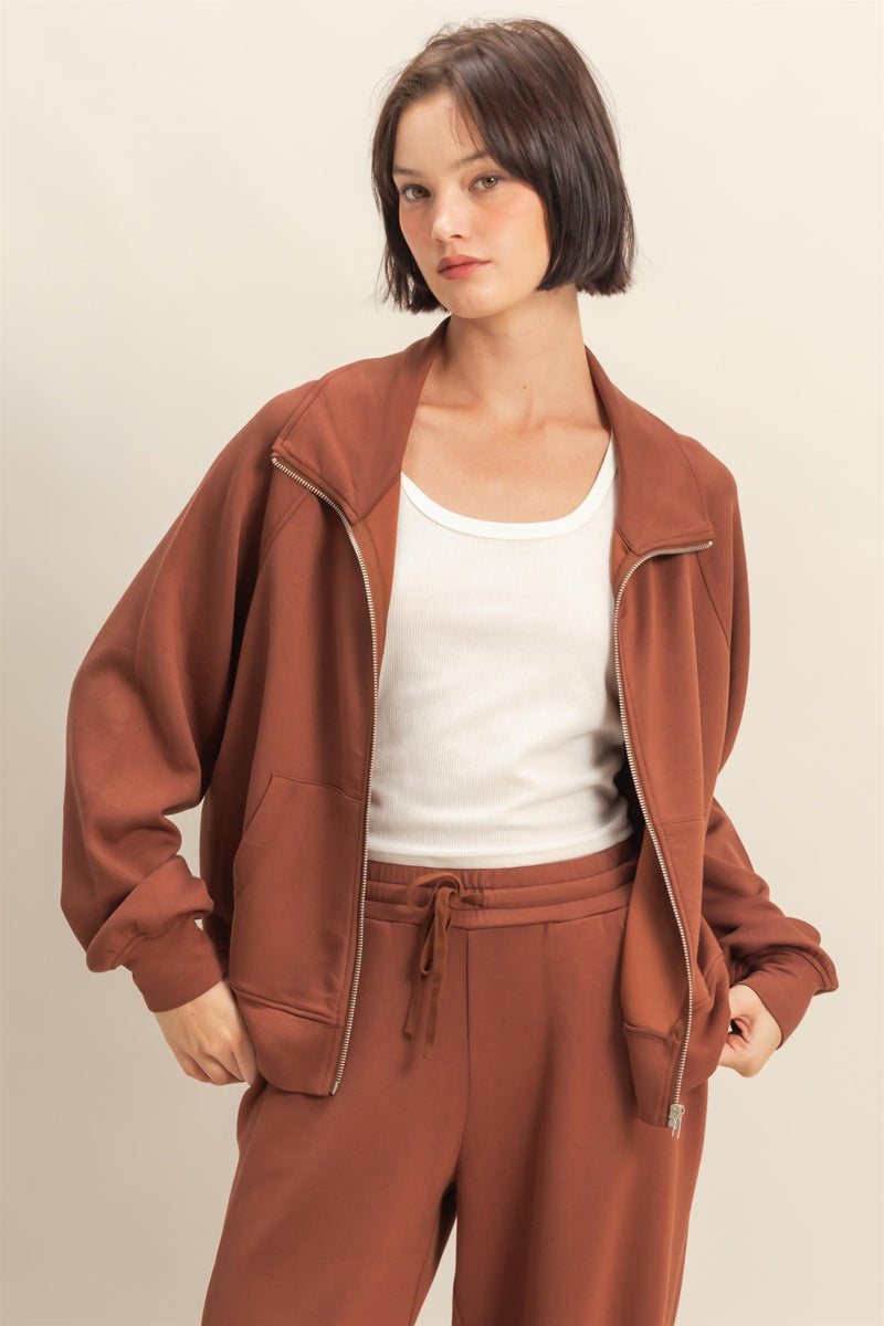 Scuba Jacket - Chestnut
