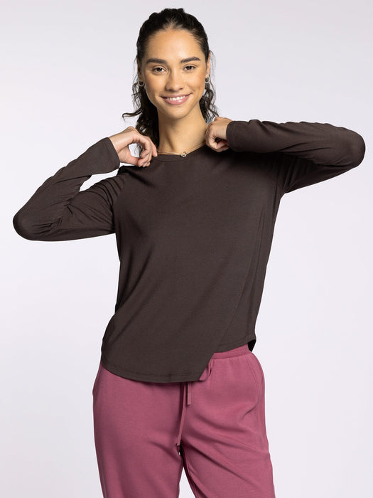 Thread & Supply • Stassia Top - Coffee Bean