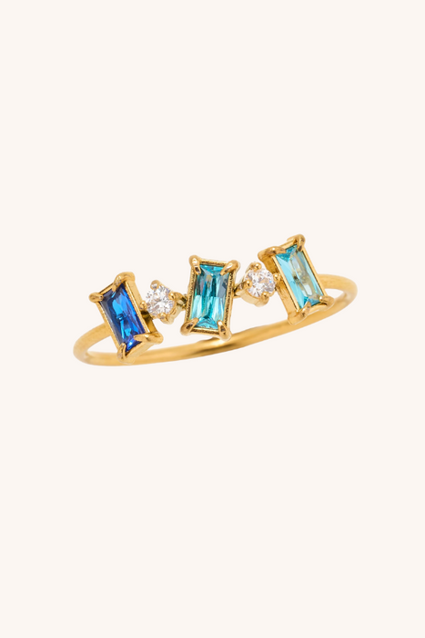 Nikki Smith Designs • Talia Triple Crystal Ring