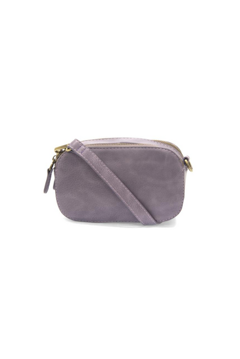 Dusty Amethyst Layne Double Zip Camera Crossbody