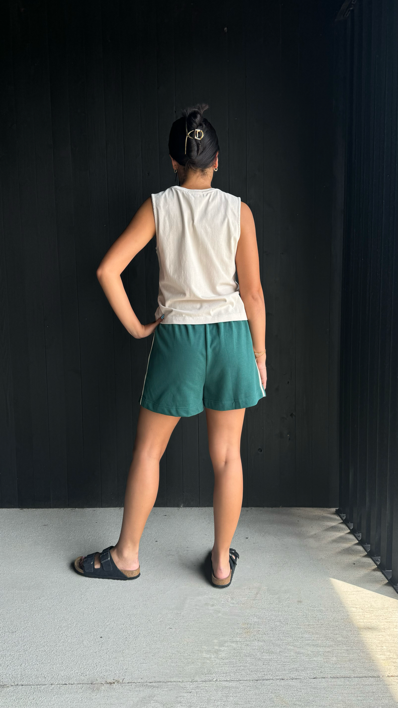 French Terry Shorts - Hunter Green