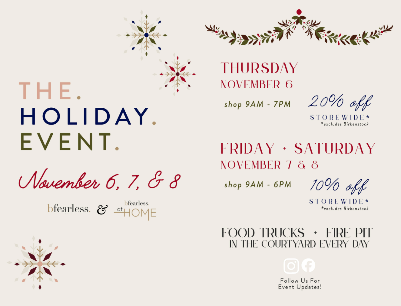 THE. HOLIDAY. EVENT.