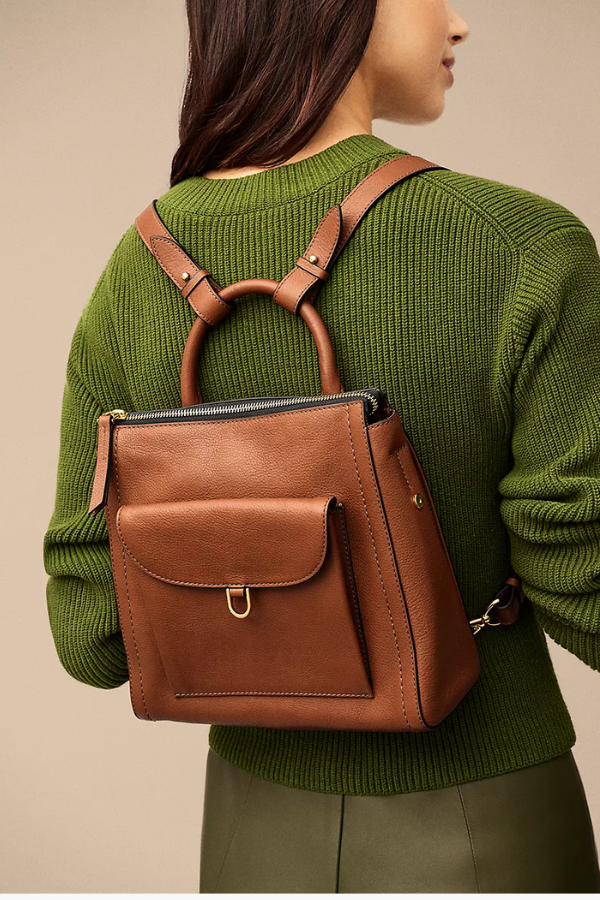 Fossil® • Parker Small Backpack - Brown