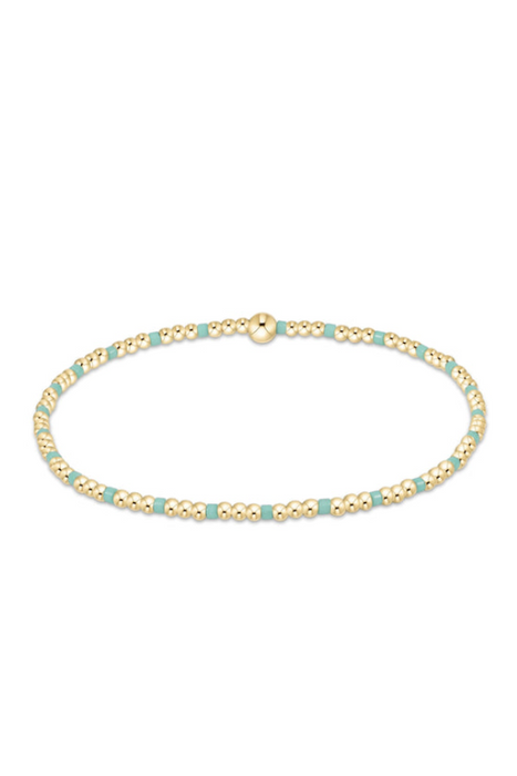 enewton • Hope Sincerity Pattern 2mm Bead Bracelet- Mint