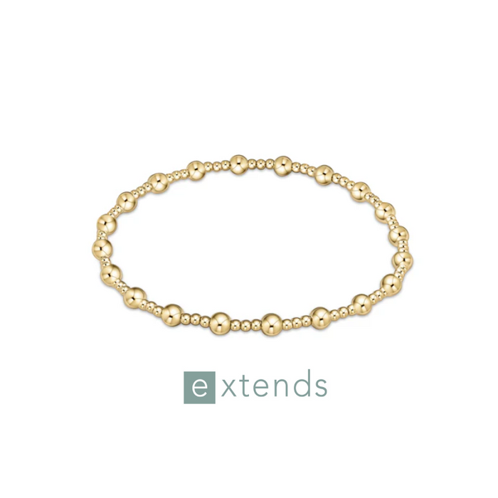 enewton • Extends Sincerity Pattern Sterling Gold 4mm Bracelet