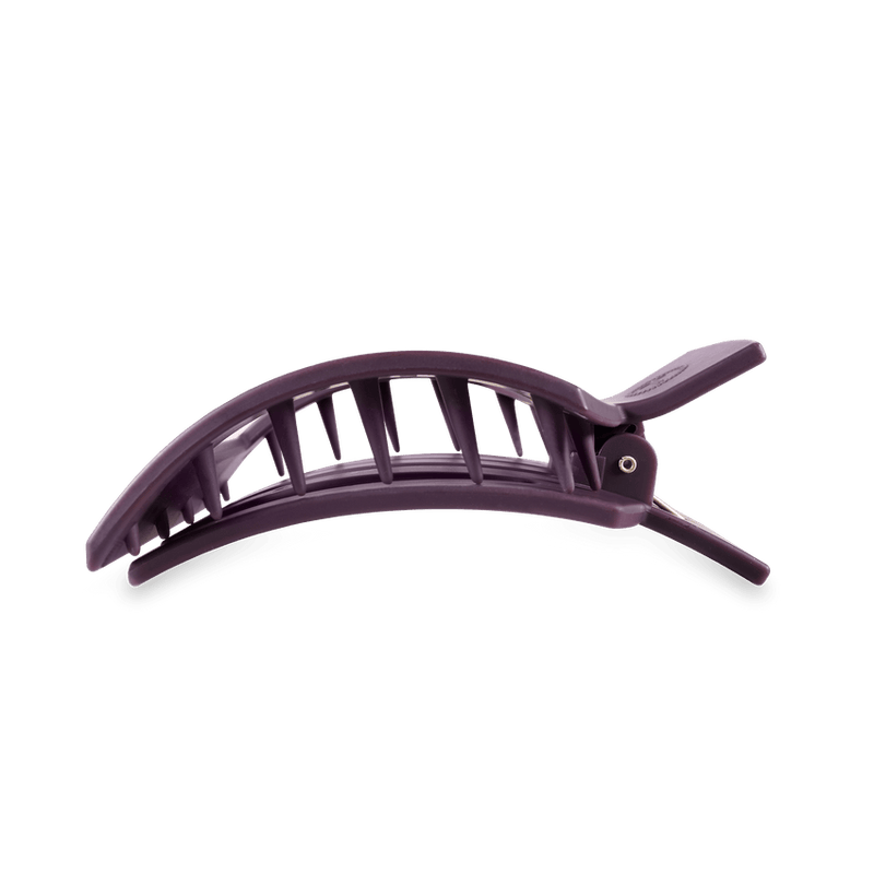 Teleties • Large Flat Square Hair Clip - Burgundy Bliss
