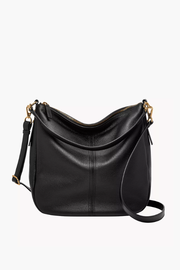 Fossil® • Jolie Hobo Bag - Black