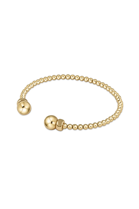 enewton • Classic Gold 3mm bead Cuff Gold