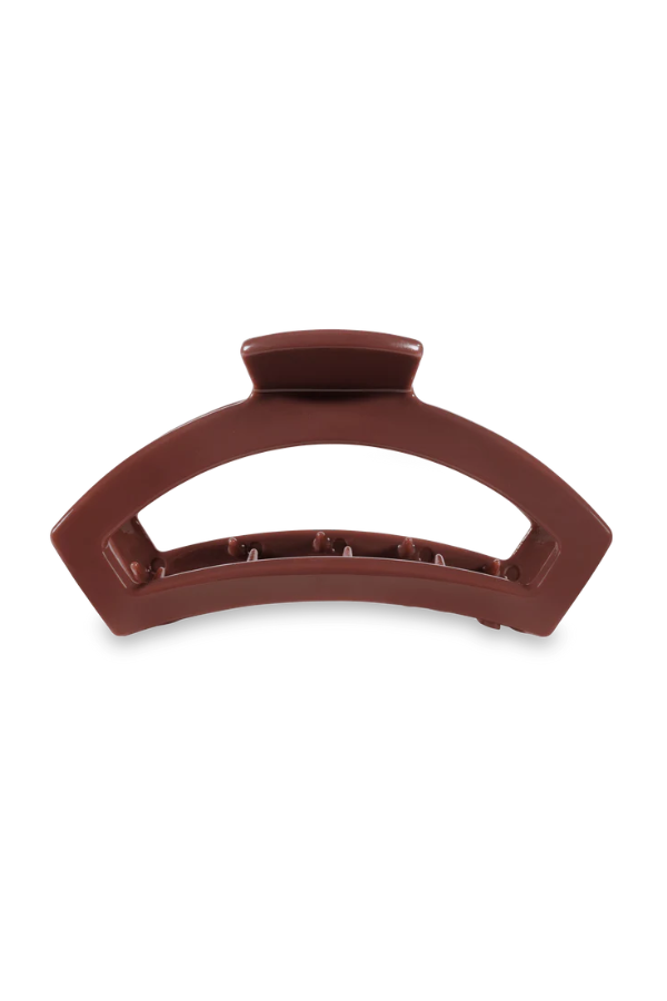 Teleties • Large Open Hair Clip - Nutmeg