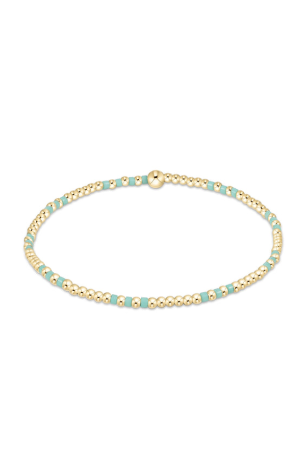enewton • Hope Joy Pattern 2mm Bead Bracelet - Mint