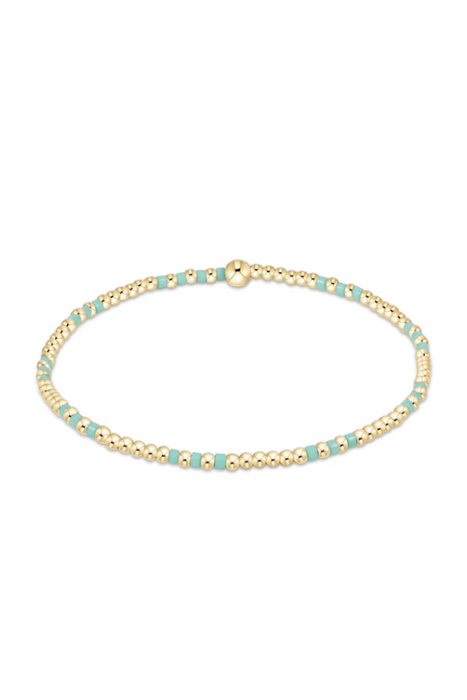 enewton • Hope Joy Pattern 2mm Bead Bracelet - Mint