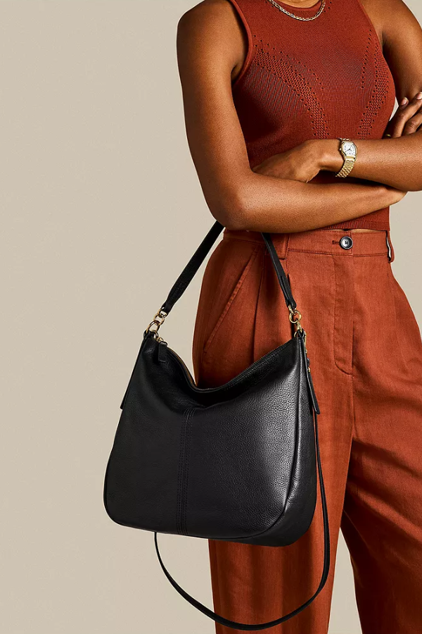 Fossil® • Jolie Hobo Bag - Black