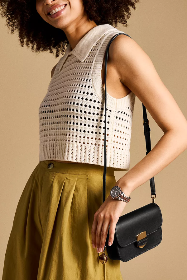 Fossil® • Lennox Small Flap Purse - Black