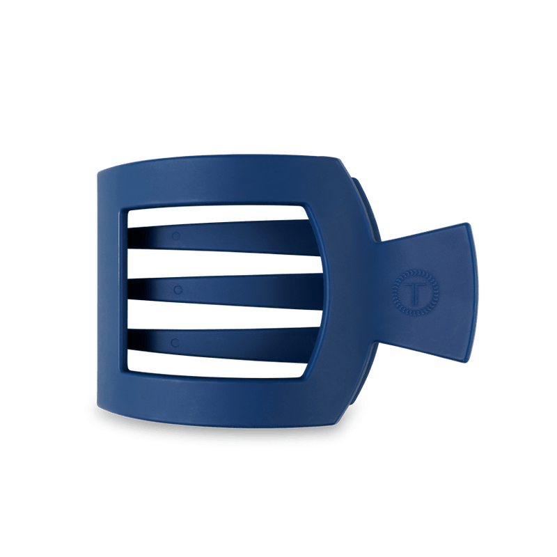 Teleties • Large Flat Square Hair Clip - Midnight Rain