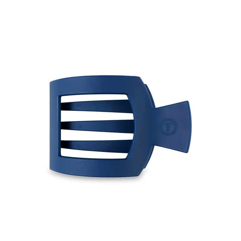Teleties • Medium Flat Square Hair Clip - Midnight Rain