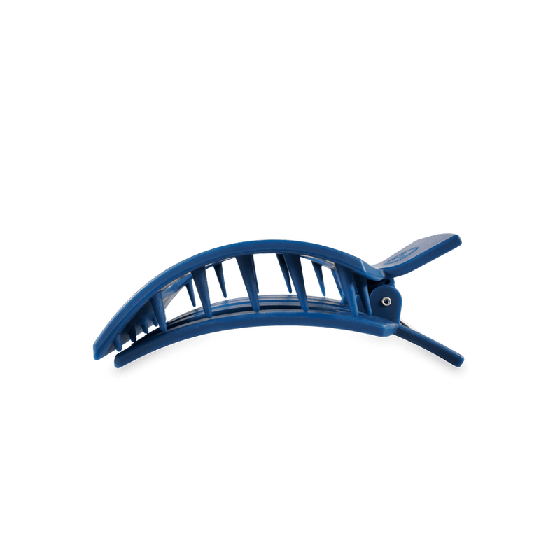 Teleties • Medium Flat Square Hair Clip - Midnight Rain