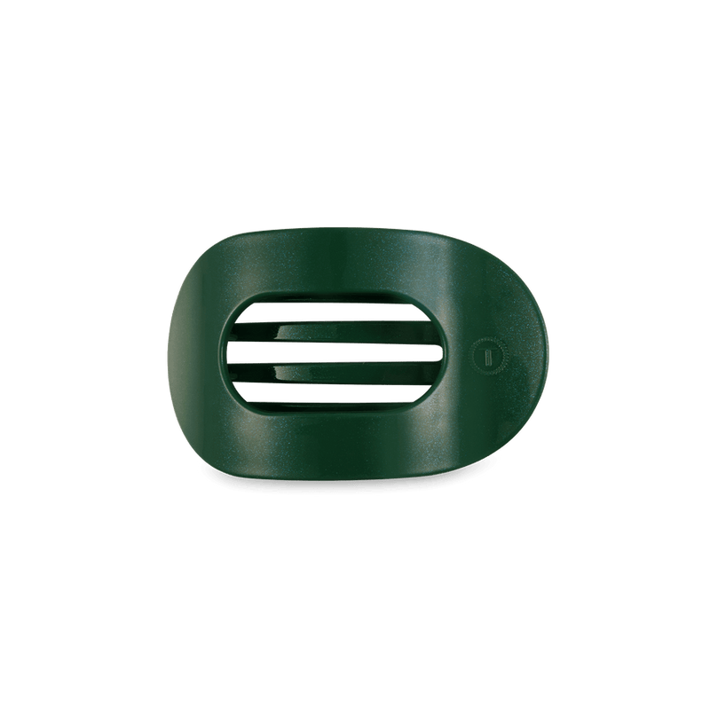 Teleties • Small Flat Round Hair Clip - Mistletoe