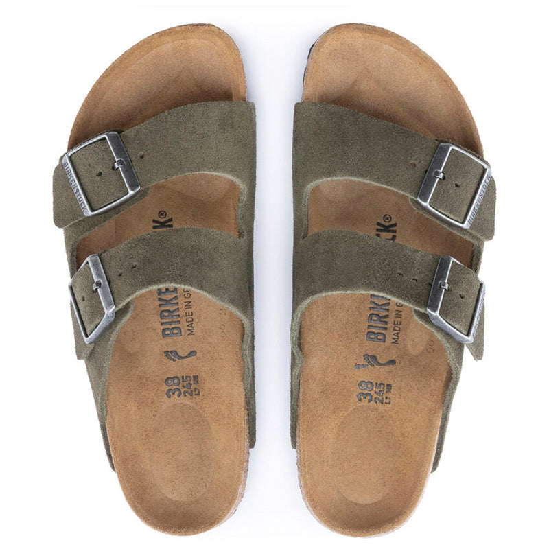 Birkenstock® • Arizona Suede Leather - Thyme
