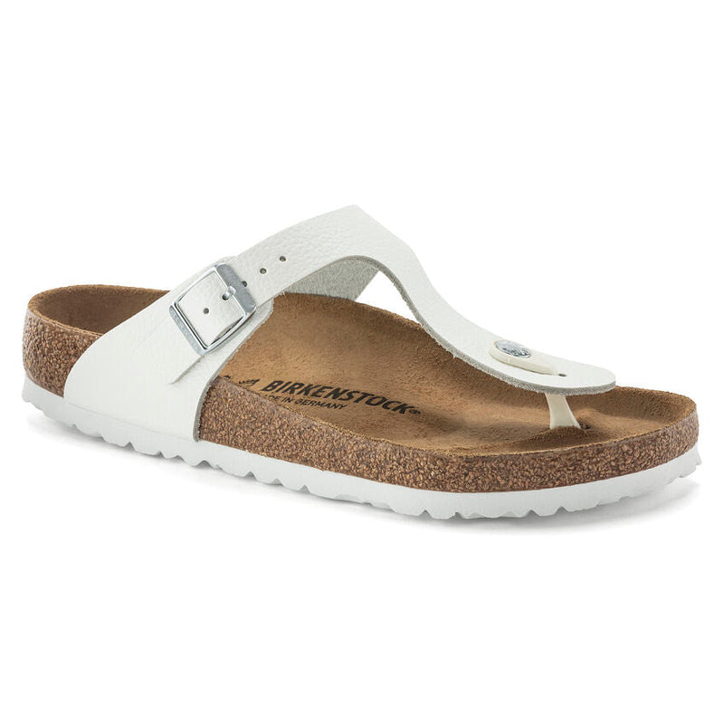 Birkenstock® • Gizeh Birko-Flor Leather - White