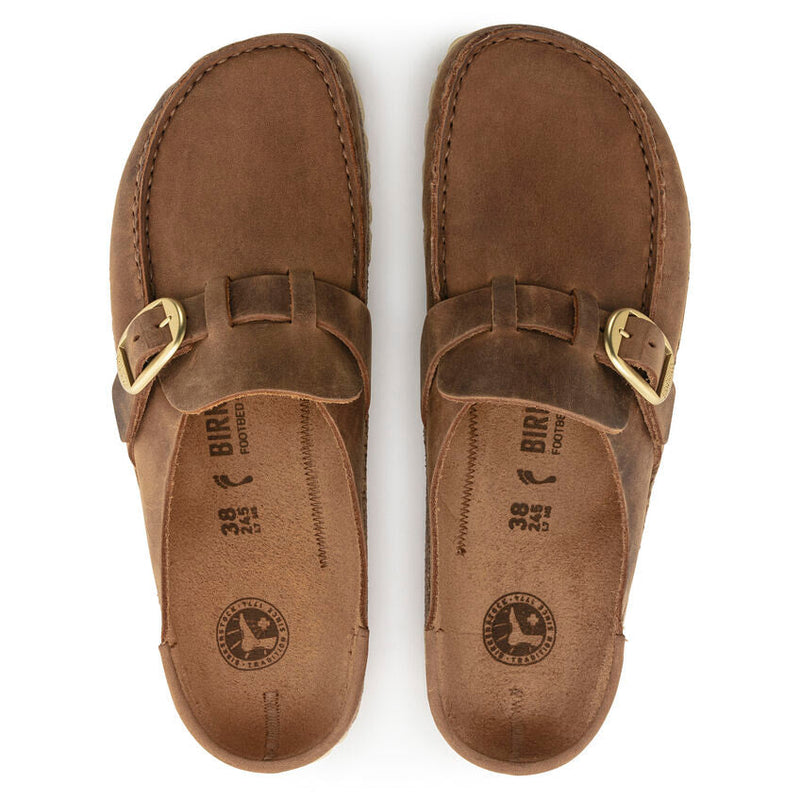 Birkenstock® • Buckley Oiled Leather - Cognac
