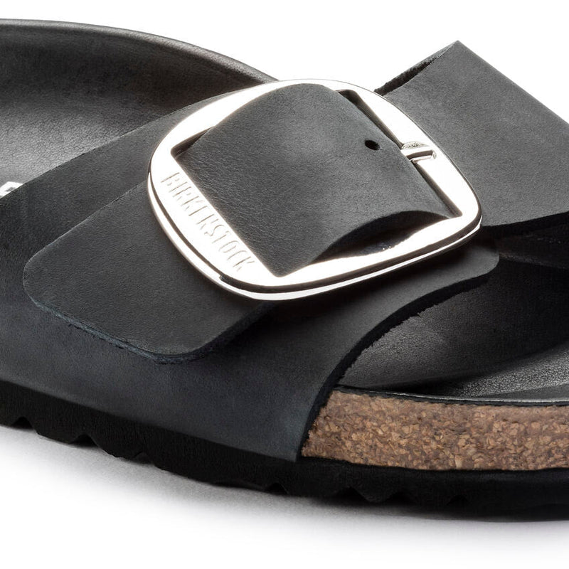 Birkenstock® • Madrid Big Buckle Oiled Leather - Black