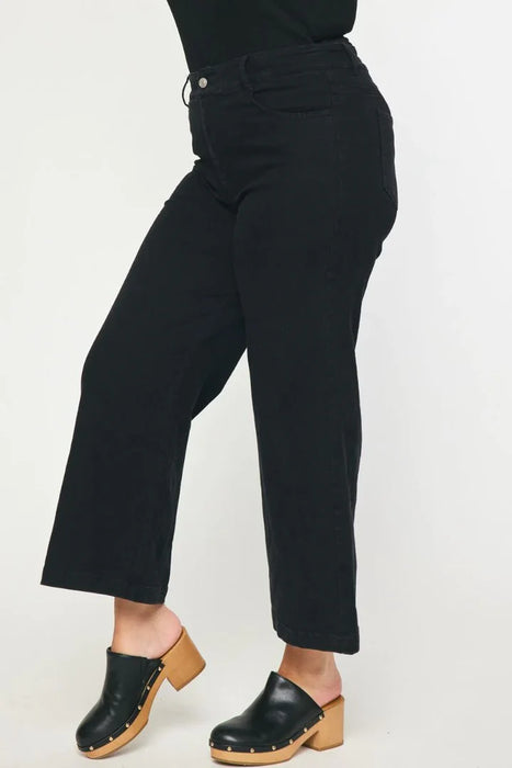 Wide Leg Jeans - Black