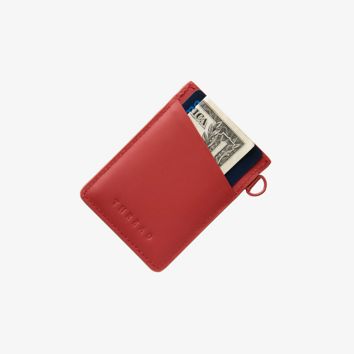 Thread  Red Vertical Wallet