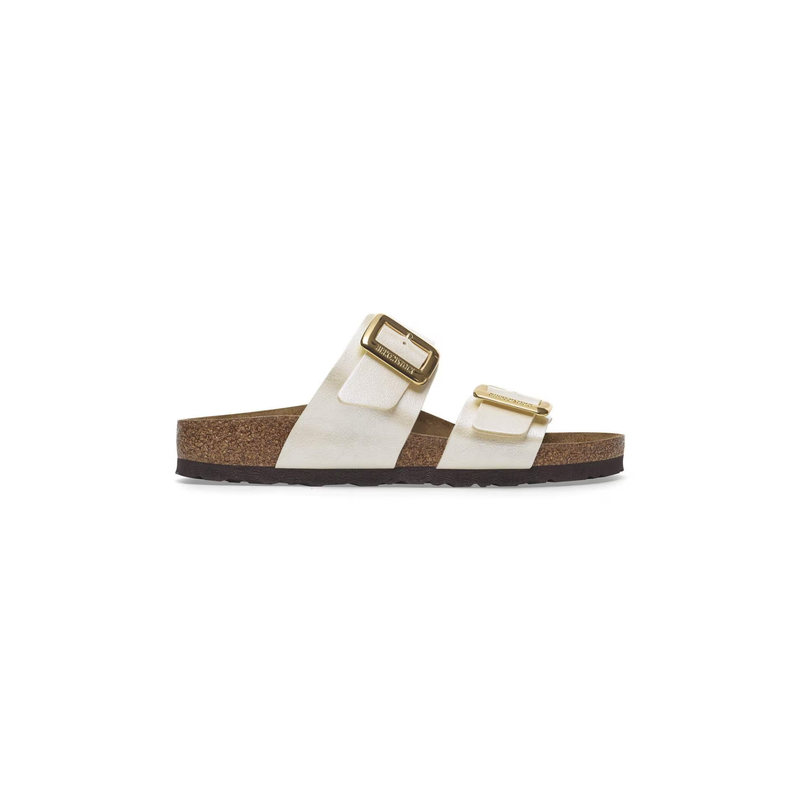 Birkenstock® • Sydney Luxe Buckle - Graceful Pearl White (Narrow)