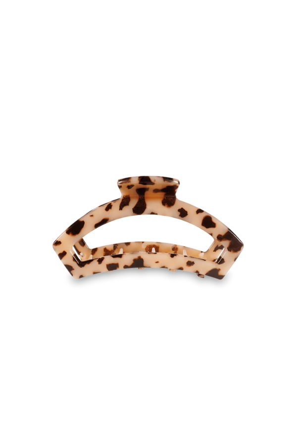 Teleties • Medium Open Hair Clip - Blonde Tortoise