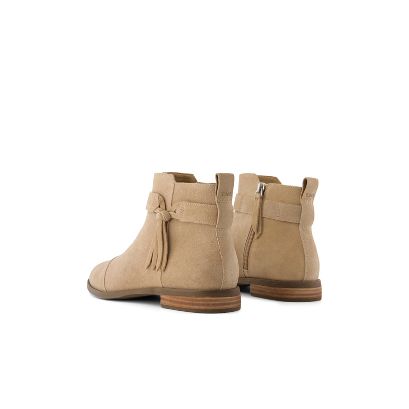 TOMS • Stacey Ankle Bootie - Taupe Suede